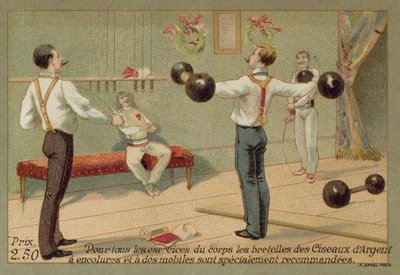Publicité pour les bretelles Ciseaux d