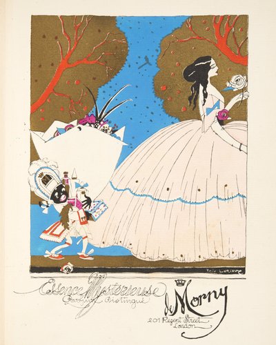 Publicité pour "Essence Mystérieuse de Morny", d