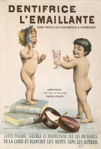 Publicité pour LEmaillante Dentifrice, 1892 - French School