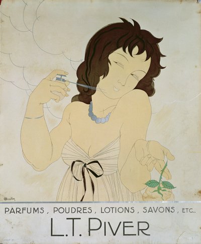 Publicité pour L.T. Pivert vers 1900, conçue par Ourtin - French School