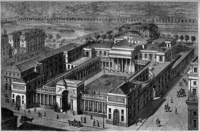 Vue aérienne du Palais de la Légion d