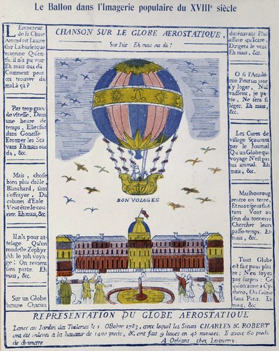 Aérostat : chanson sur le globe aérostatique - French School