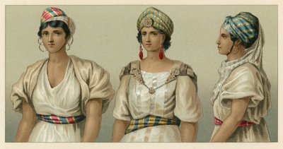 Costume africain - French School