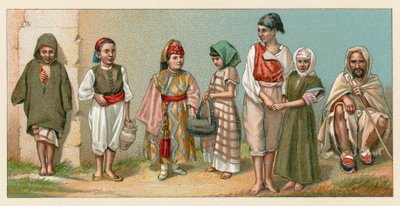 Costume africain - French School
