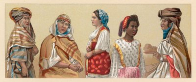 Costume africain - French School