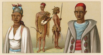 Costume africain - French School