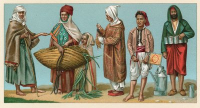 Costume africain - French School