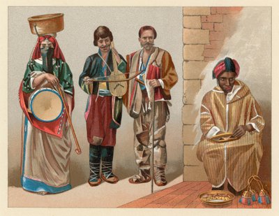 Costume africain - French School