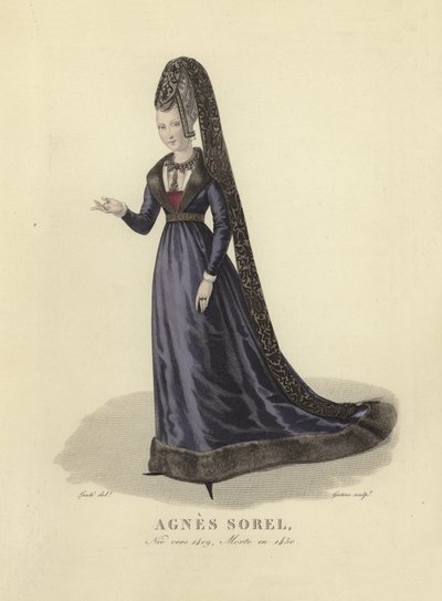 Agnès Sorel, maîtresse du roi Charles VII de France - French School