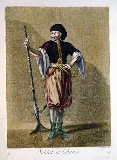 Soldat albanais, du 