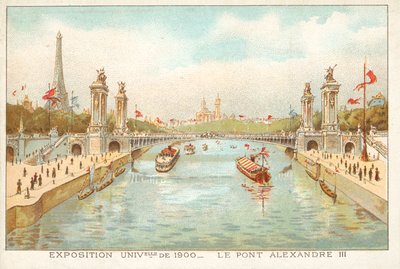 Pont Alexandre III, Exposition Universelle 1900, Paris - French School