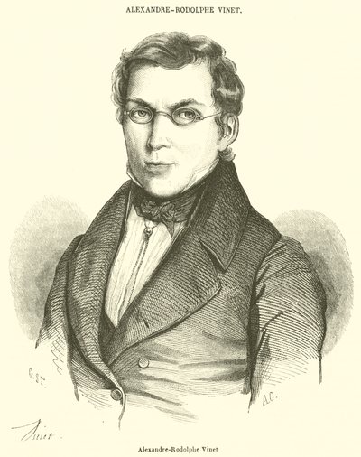 Alexandre-Rodolphe Vinet (gravure) - French School