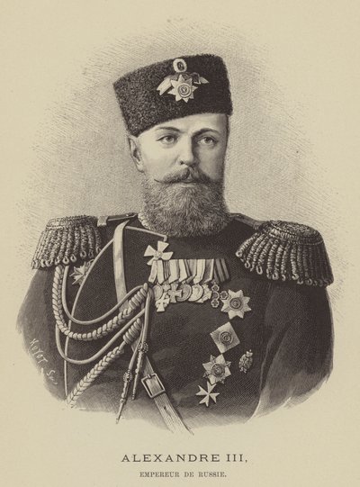 Alexandre III, Empereur de Russie - French School