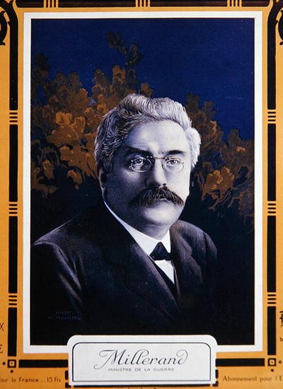 Alexandre Millerand en tant que ministre de la Guerre en 1915 - French School