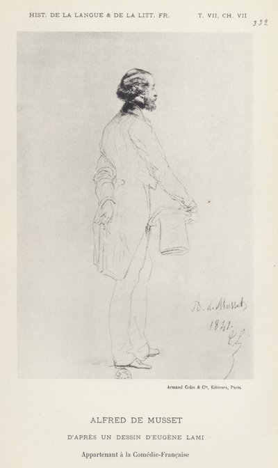 Alfred de Musset - French School