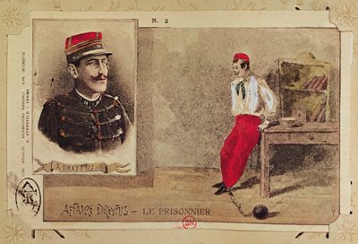Alfred Dreyfus (1855-1935) en prisonnier, 1894-1906 - French School