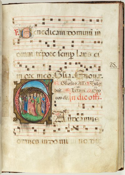 Tous les Saints, Graduel f.85 - French School