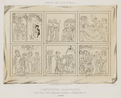 Compositions allégoriques - French School