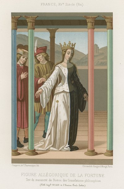 Figure allégorique de la Fortune - French School