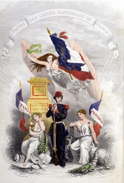 Allégorie des révolutions françaises - French School