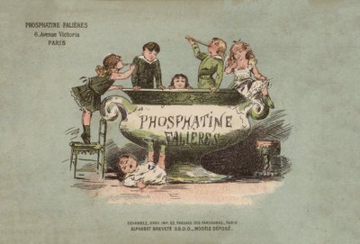 Alphabet De La Phosphatine Falières (lithographie en couleur) - French School