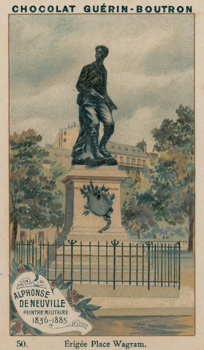 Alphonse De Neuville, Peintre Militaire, 1836-1885, Érigée Place Wagram - French School