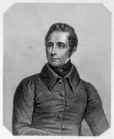 Alphonse de Lamartine, poète français (1790-1869). Dans « L