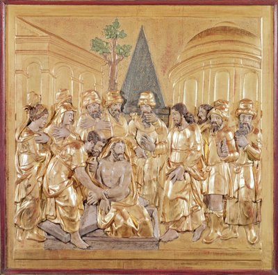 Retable représentant la Résurrection de Lazare - French School