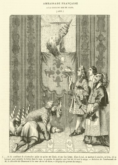 Ambassade Française, à la Cour du Roi de Siam - French School
