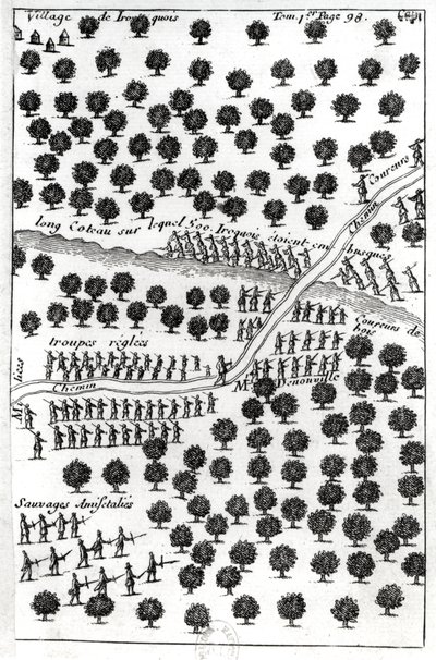 Embuscade des Iroquois, de 