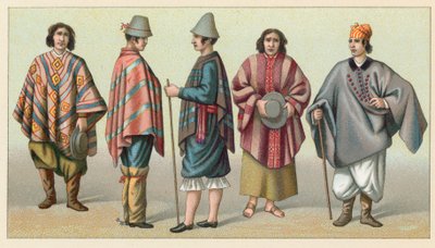 Costume américain - French School