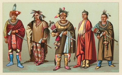 Costume américain - French School