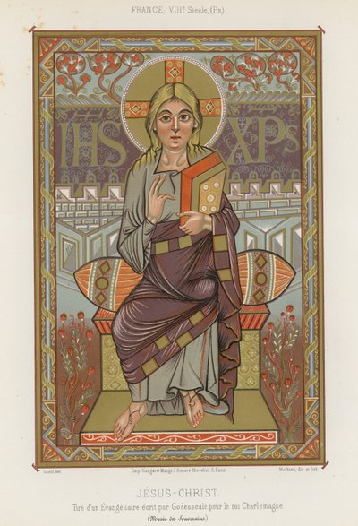 Représentation du Christ au 8ème siècle - French School