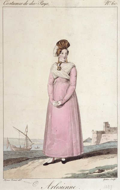 Une Arlésienne - gravure - French School