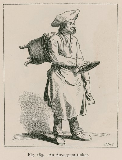 Un rétameur auvergnat - French School