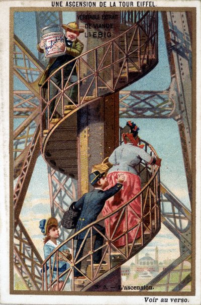 Ascension de la tour Eiffel par l
