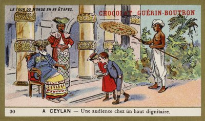 Audience avec un haut dignitaire, Ceylan - French School