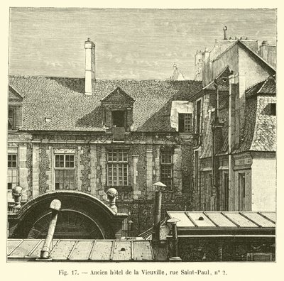 Ancien hôtel de la Vieuville, rue Saint-Paul, no 2 - French School