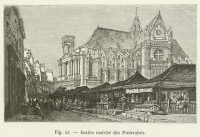 Ancien marché des Prouvaires - French School