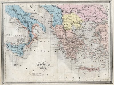 La Grèce antique et ses colonies - Planche de l