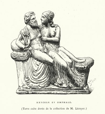 Sculpture en terre cuite grecque antique d