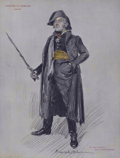 André Calmettes dans le rôle du général Favernay dans L