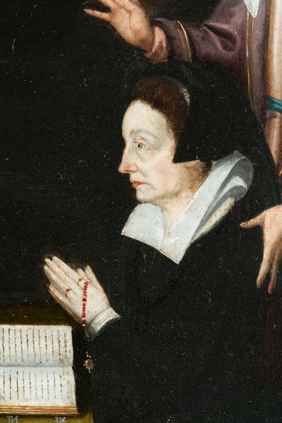 Anne Aubery, détail. Triptyque d