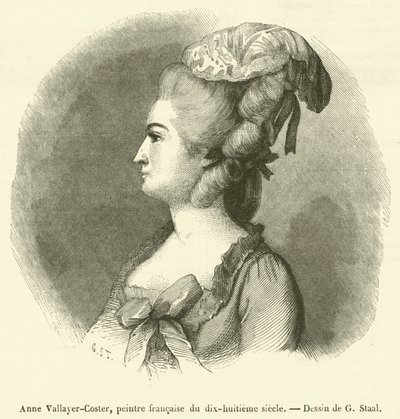 Anne Vallayer-Coster, peintre française du dix-huitième siècle - French School