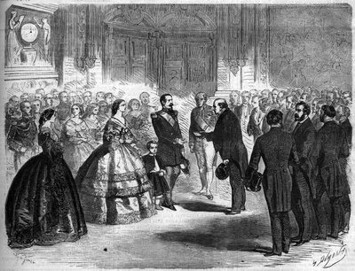 Annexion de la Savoie à la France, Paris, 22 mars 1860 : réception d