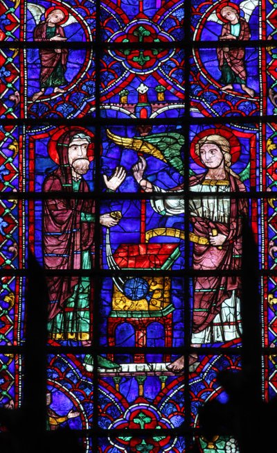 Annonciation à Zacharie (père de Jean-Baptiste) - French School