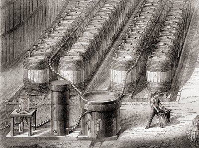 Appareil utilisé pour la préparation du gaz hydrogène, par l
