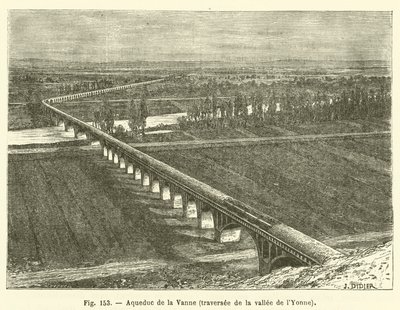 Aqueduc de la Vanne, traversee de la vallee de l