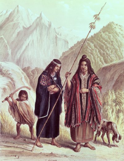Indiens araucaniens, illustration de 