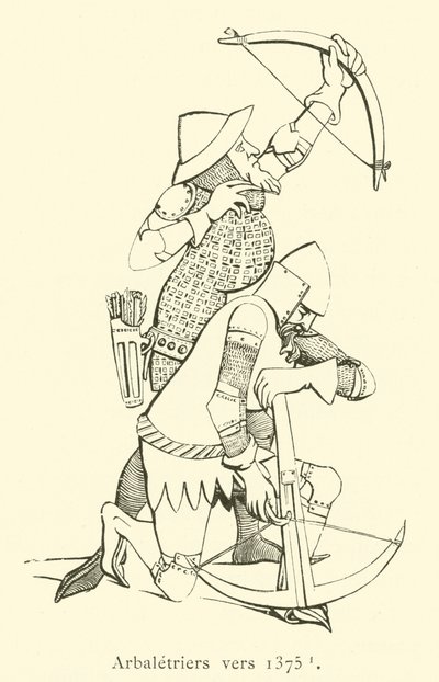 Arbalétriers vers 1375 - French School